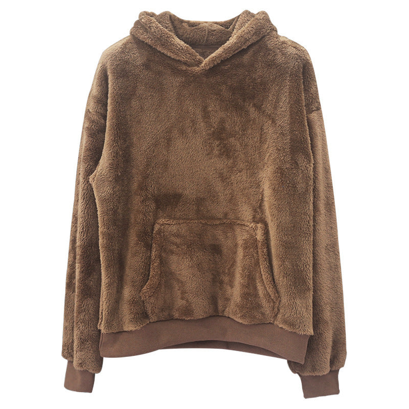 Men's Soft Relaxed Pullover Hoodie - Double Velvet for Winter-The Yellow Prime