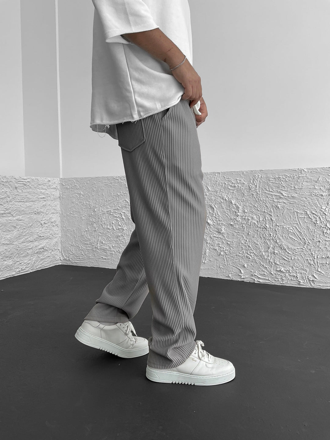 François | Men's Ribbed Spandex Comfort Pants-The Yellow Prime