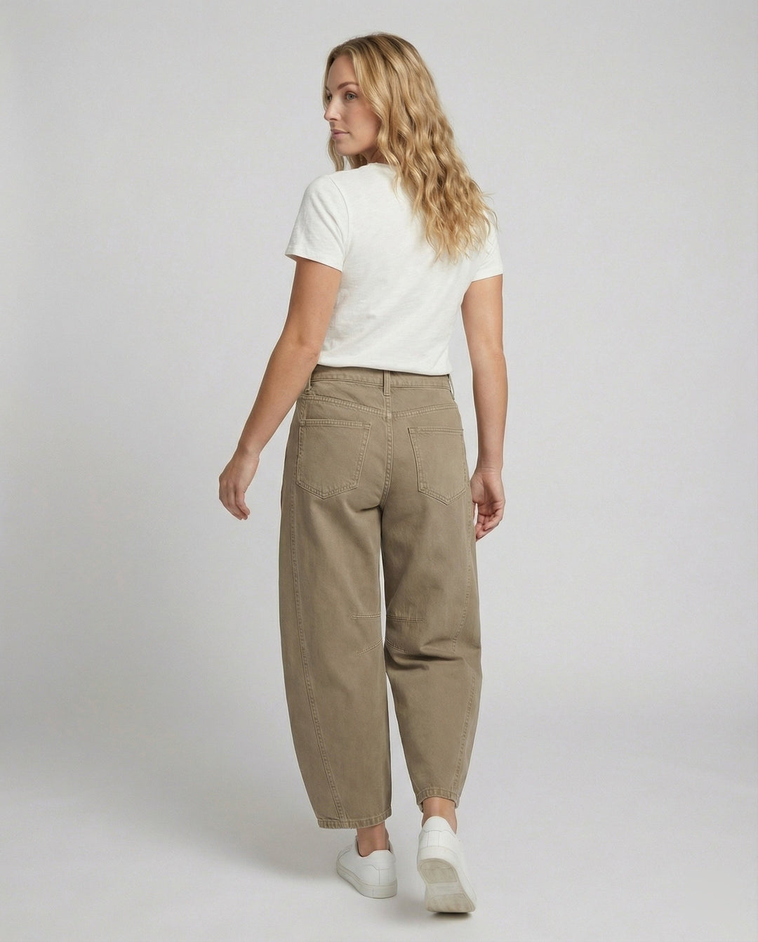 Women's Trendy Wide-Leg Denim Trousers-The Yellow Prime