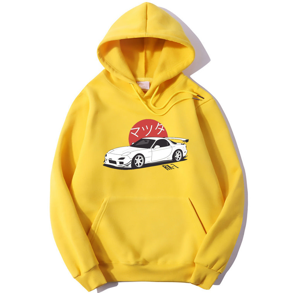 Men's Lightweight Cotton Hoodie - Drop-Shoulder, Everyday Wear-The Yellow Prime