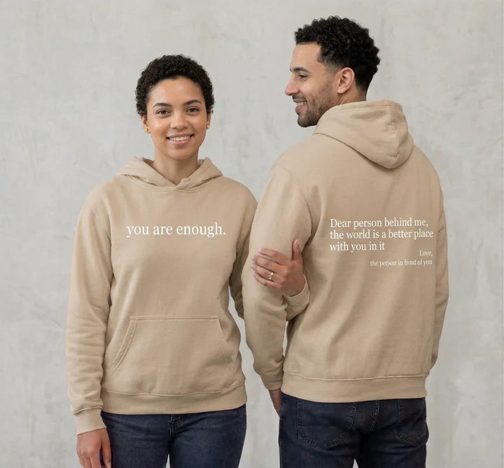 Cozy Unisex Fleece Hoodie with Graphic Print and Front Pocket