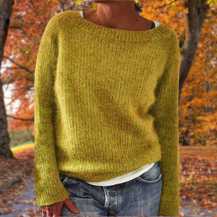 Maglione classico da donna in lana merino