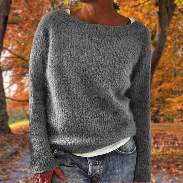 Maglione classico da donna in lana merino