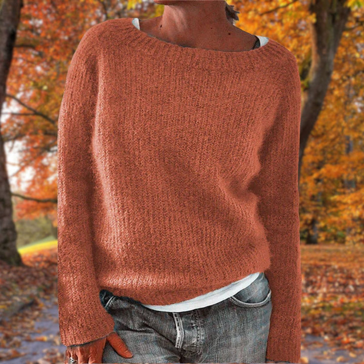 Maglione classico da donna in lana merino