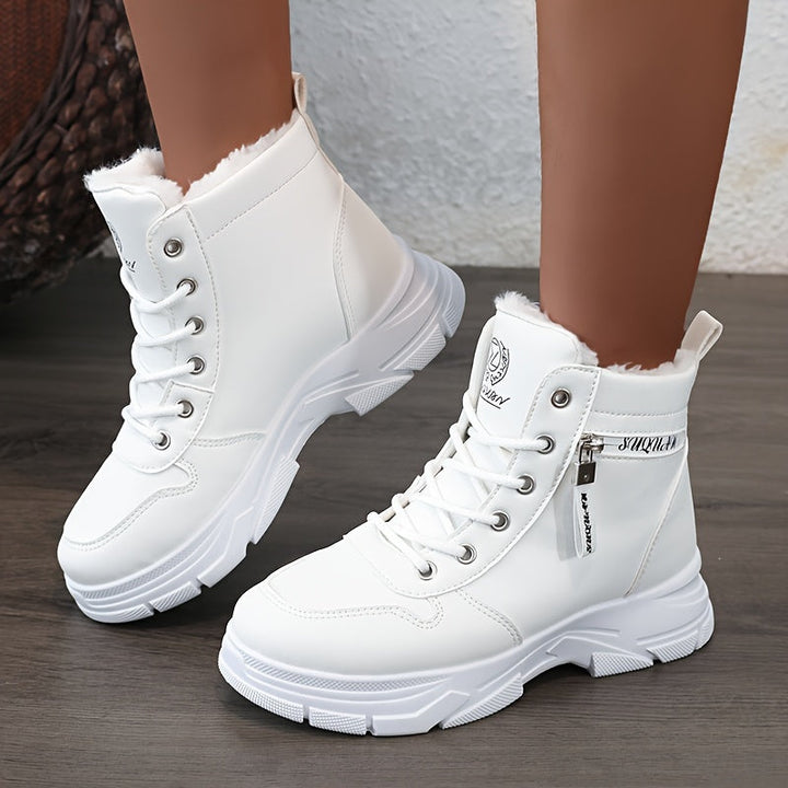 Women's Festive Casual Winter Sneakers - Perfect for Cold Weather-The Yellow Prime