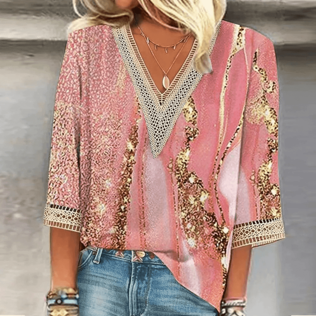 Women's Elegant Light Silk Blouse with Flattering Cut and Breathable Fabric-The Yellow Prime
