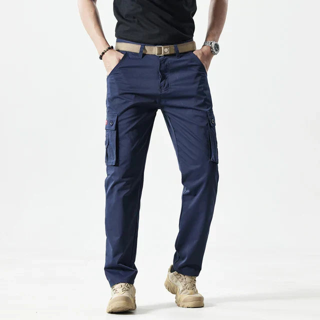Alfred | Men's Cargo Straight Leg Trousers