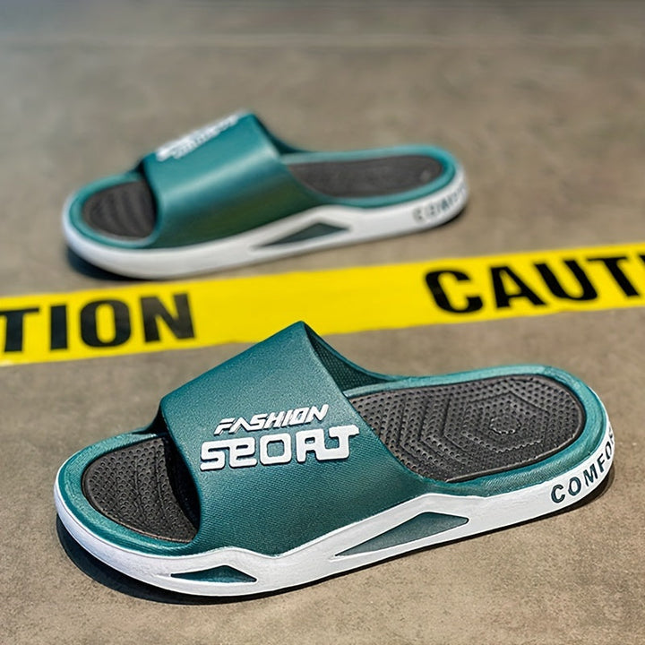 Men's Comfortable Anti-Slip Sports Slippers for Active Lifestyle-The Yellow Prime