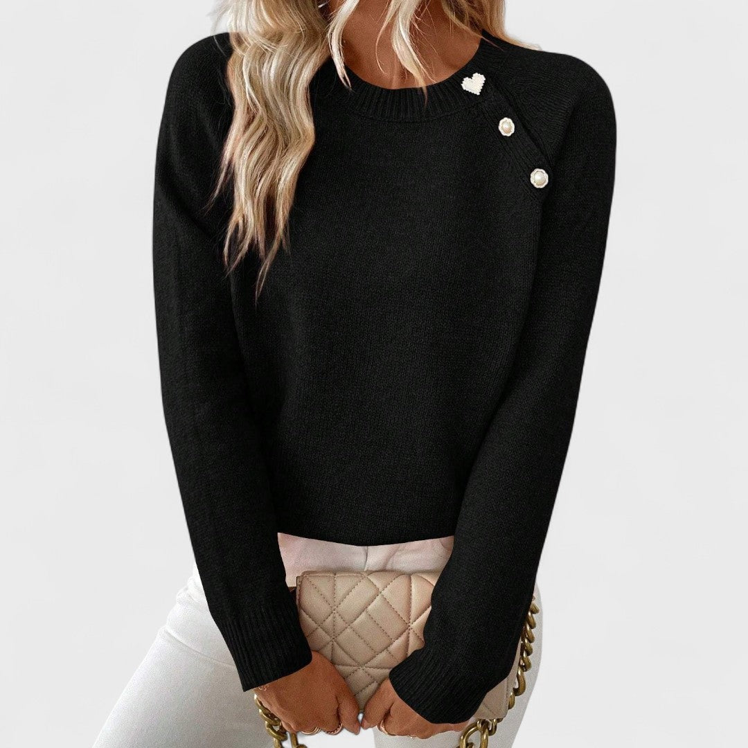 Riya | Women's Asymmetric One-Shoulder Sweater-The Yellow Prime