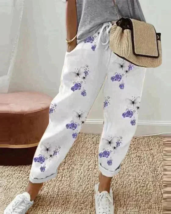 Emanuelle | Trendy Casual Women's Pants for a Chic Style-The Yellow Prime