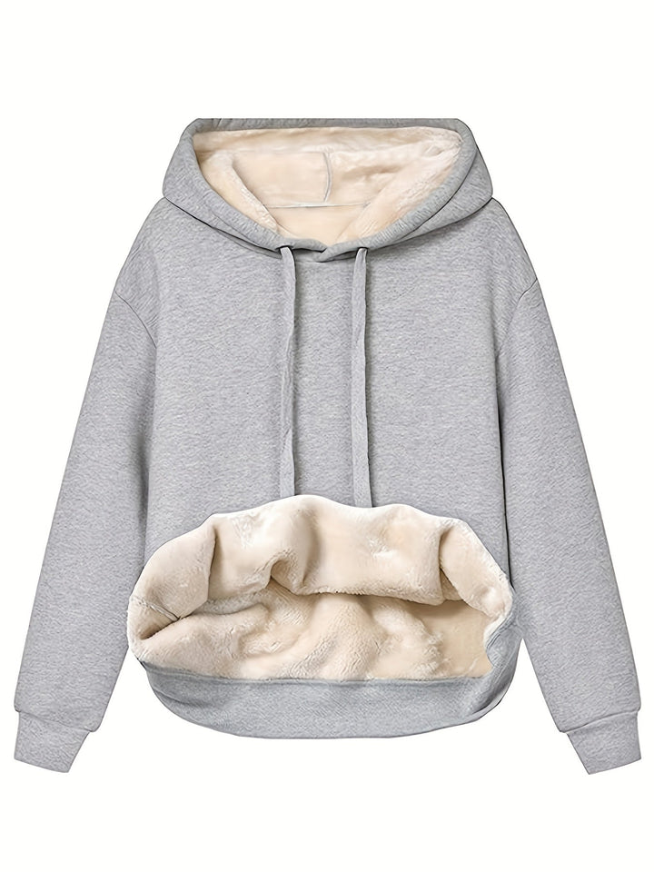Women's Insulating Fleece Pullover Hoodie-The Yellow Prime