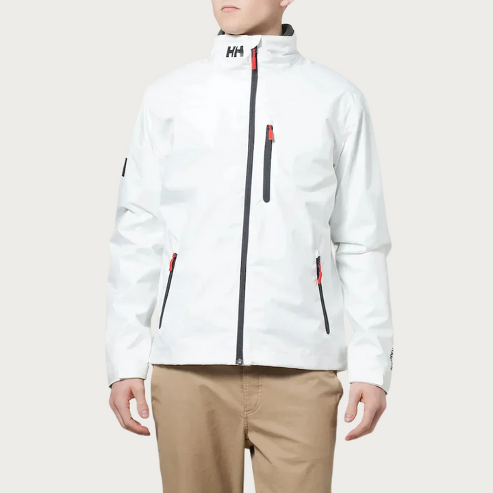 Men's Waterproof Autumn Jacket with Hood & Adjustable Sleeves