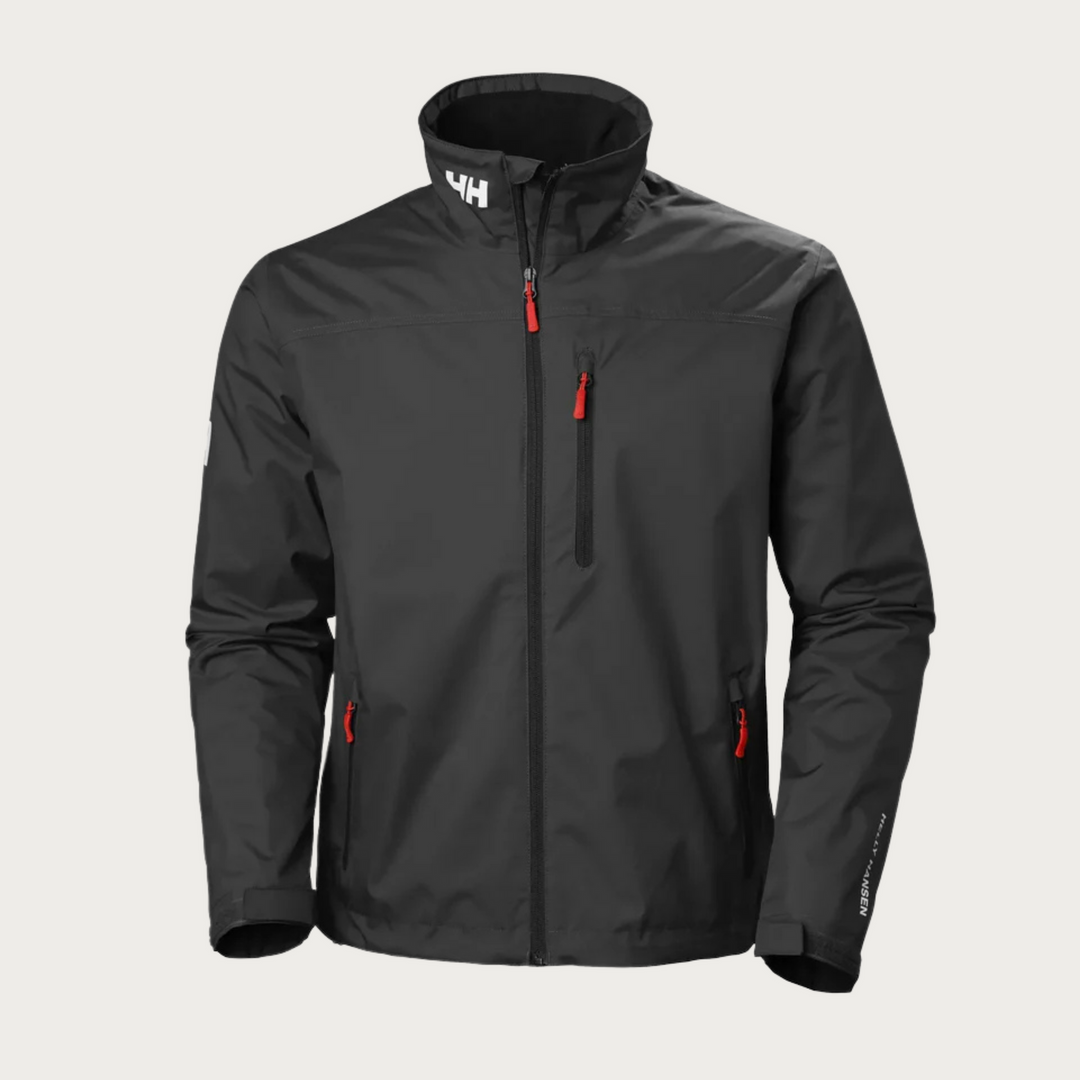 Men's Waterproof Autumn Jacket with Hood & Adjustable Sleeves