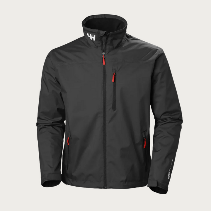 Men's Waterproof Autumn Jacket with Hood & Adjustable Sleeves