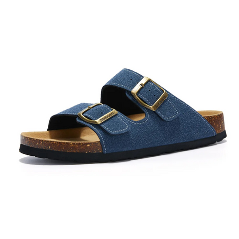 Men's Comfort Sandals with Cork Footbed for All-Day Support-The Yellow Prime