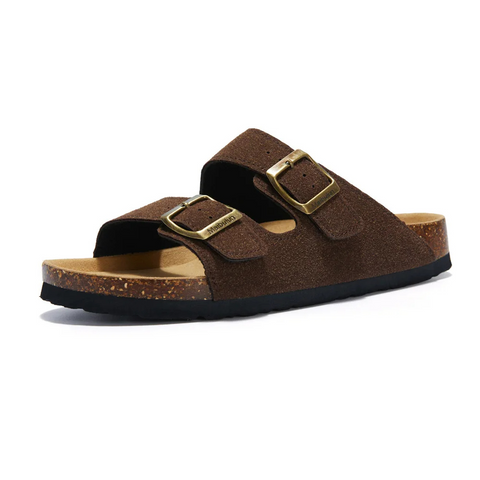 Men's Comfort Sandals with Cork Footbed for All-Day Support-The Yellow Prime