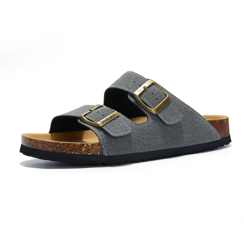 Men's Comfort Sandals with Cork Footbed for All-Day Support-The Yellow Prime