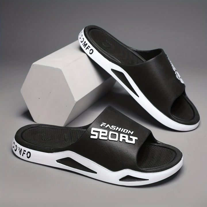 Men's Comfortable Anti-Slip Sports Slippers for Active Lifestyle-The Yellow Prime