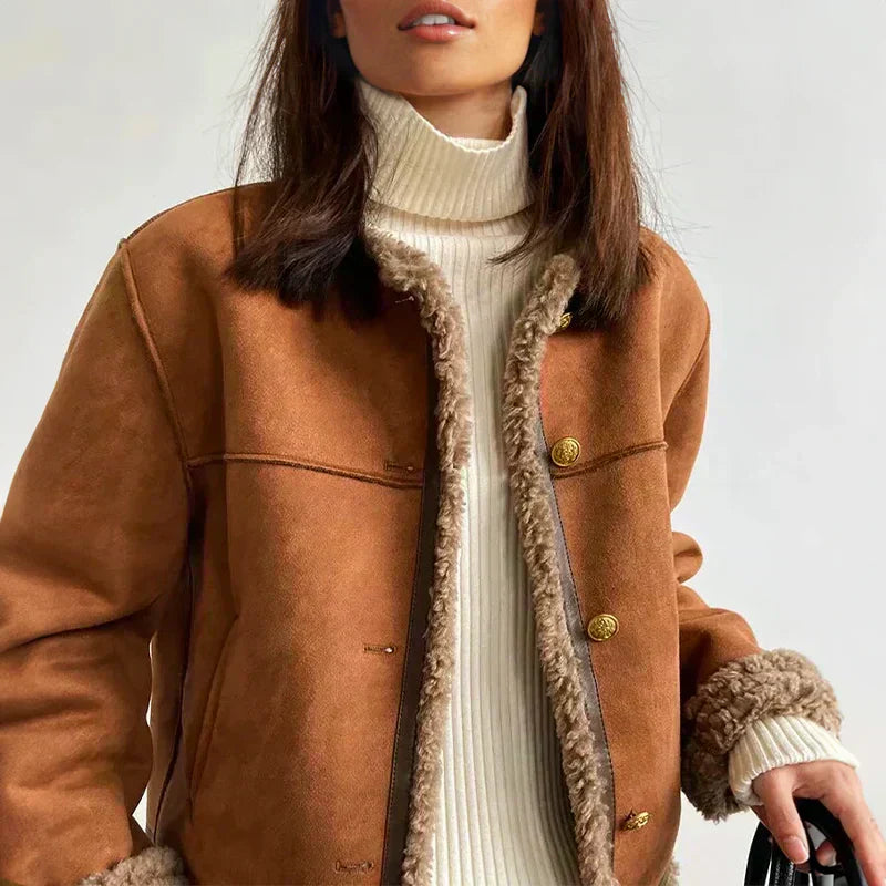 Sophia | Women's Elegant Cozy Jacket-The Yellow Prime