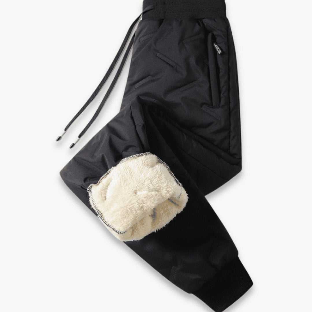 Women's Padded Thermal Jogging Pants with Cozy Sherpa Lining