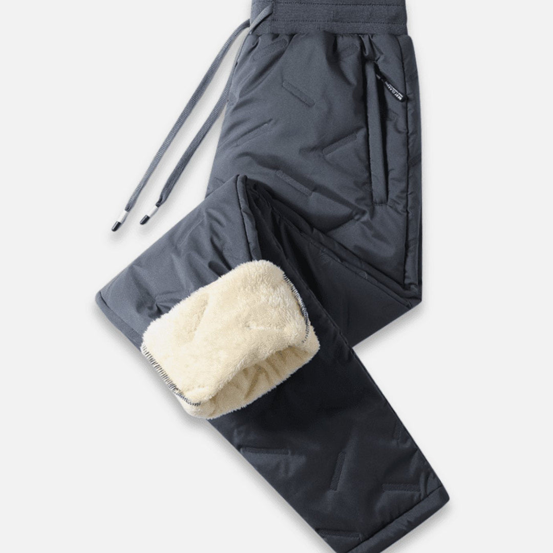 Women's Padded Thermal Jogging Pants with Cozy Sherpa Lining