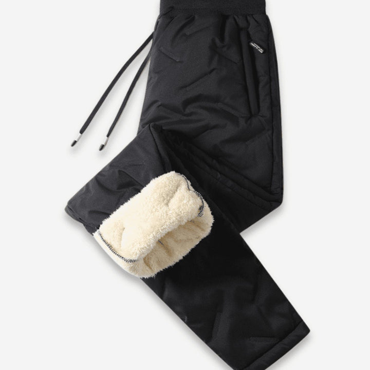 Women's Padded Thermal Jogging Pants with Cozy Sherpa Lining