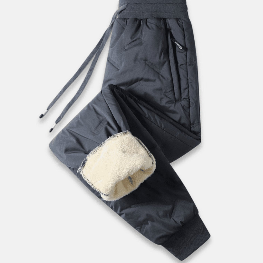 Women's Padded Thermal Jogging Pants with Cozy Sherpa Lining