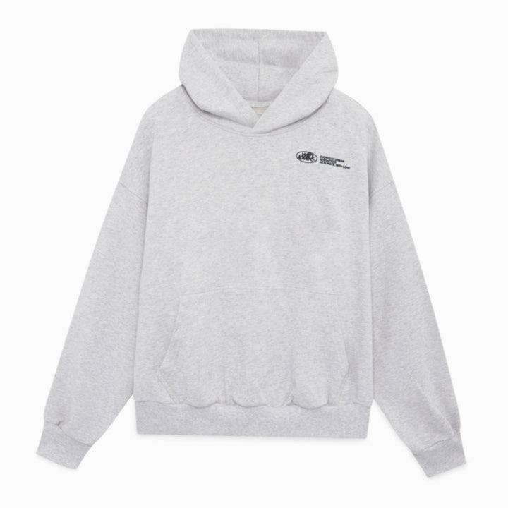 Women's Oversized Cropped Cotton-Polyester Blend Hoodie