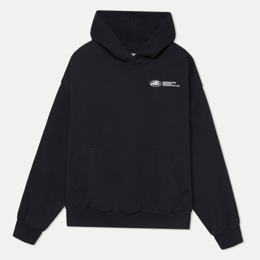 Women's Oversized Cropped Cotton-Polyester Blend Hoodie