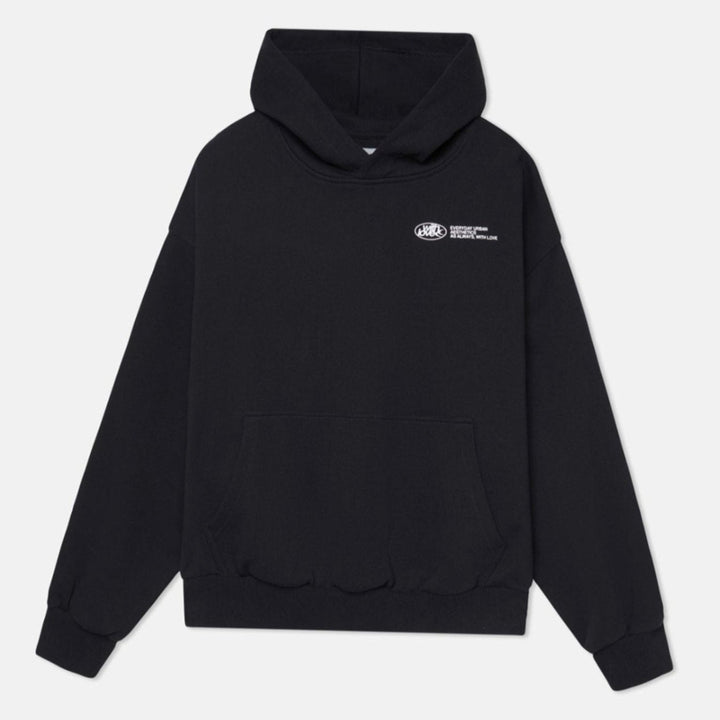 Women's Oversized Cropped Cotton-Polyester Blend Hoodie