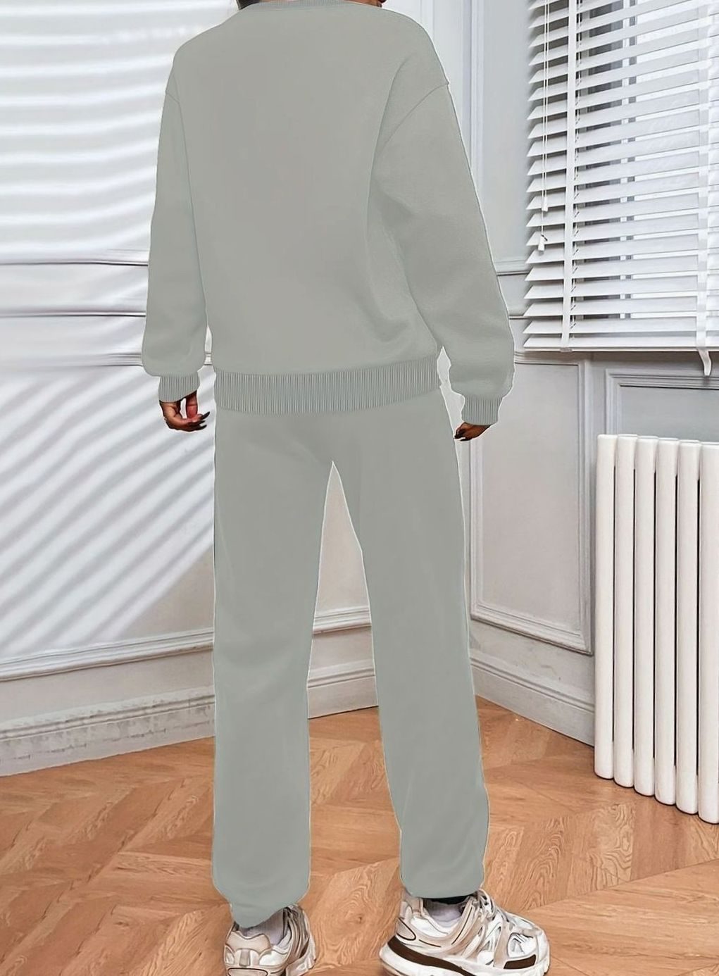 Conjunto deportivo extragrande para hombre con sudadera holgada y pantalones de chándal