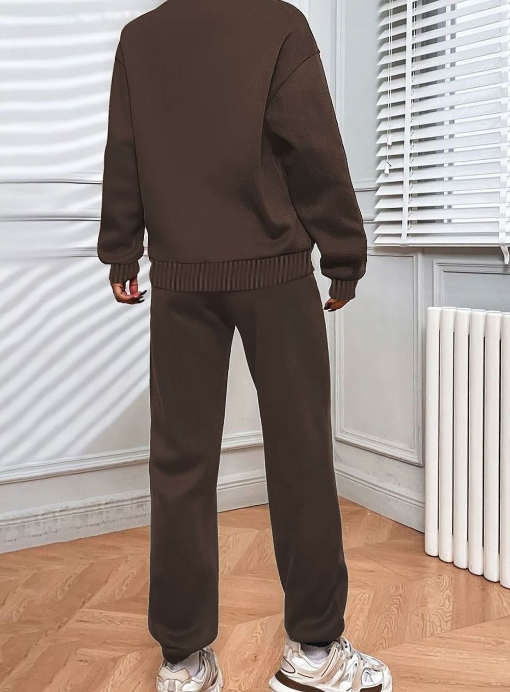 Conjunto deportivo extragrande para hombre con sudadera holgada y pantalones de chándal
