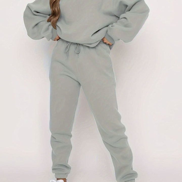 Conjunto deportivo extragrande para hombre con sudadera holgada y pantalones de chándal
