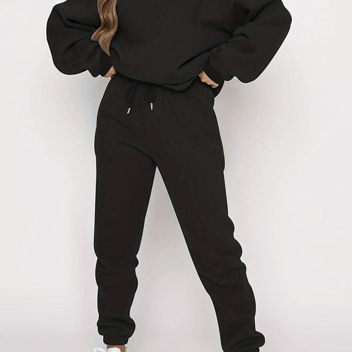 Conjunto deportivo extragrande para hombre con sudadera holgada y pantalones de chándal