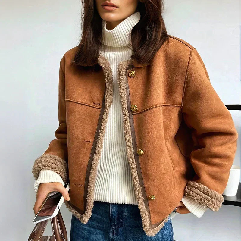 Sophia | Women's Elegant Cozy Jacket-The Yellow Prime