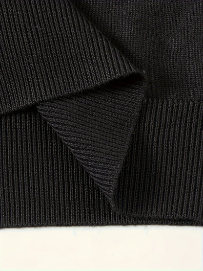 Pull en maille polo classique pour homme à demi-zip - L’incontournable douillet de l’automne et de l’hiver