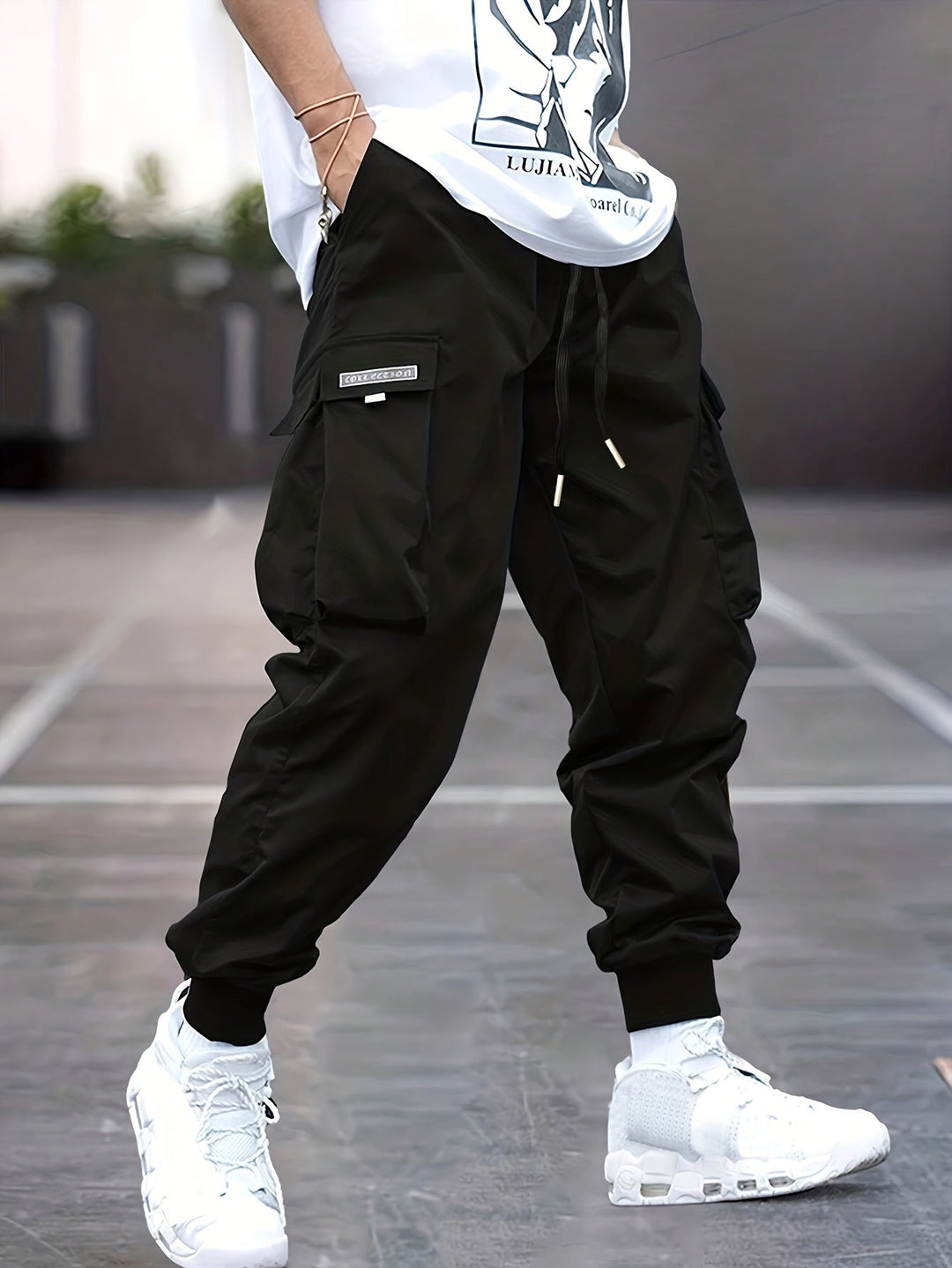 Oliver | Men's Cuffed Ankle Cargo Jogger Trousers