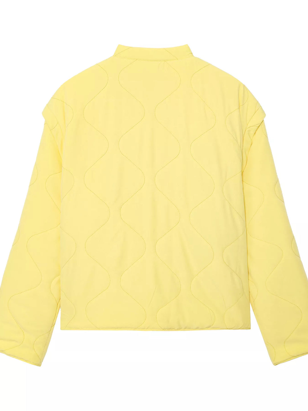 Veste matelassée légère pour femme, fermeture à boutons-pression sur le devant, tailles S-L