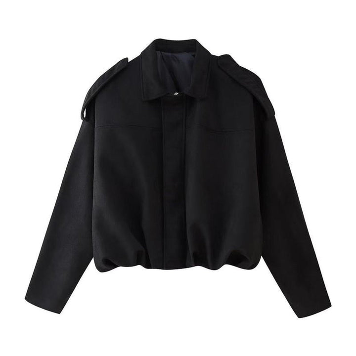 Women's Relaxed Fit Faux Suede Bomber Jacket for Stylish Comfort