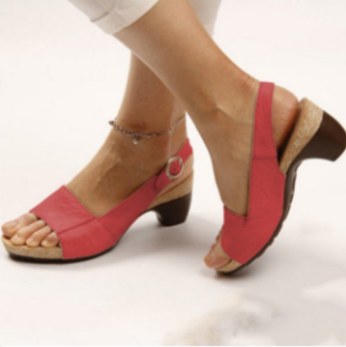 Women's Orthopedic Sandals with Heel for Stylish Comfort and Support-The Yellow Prime