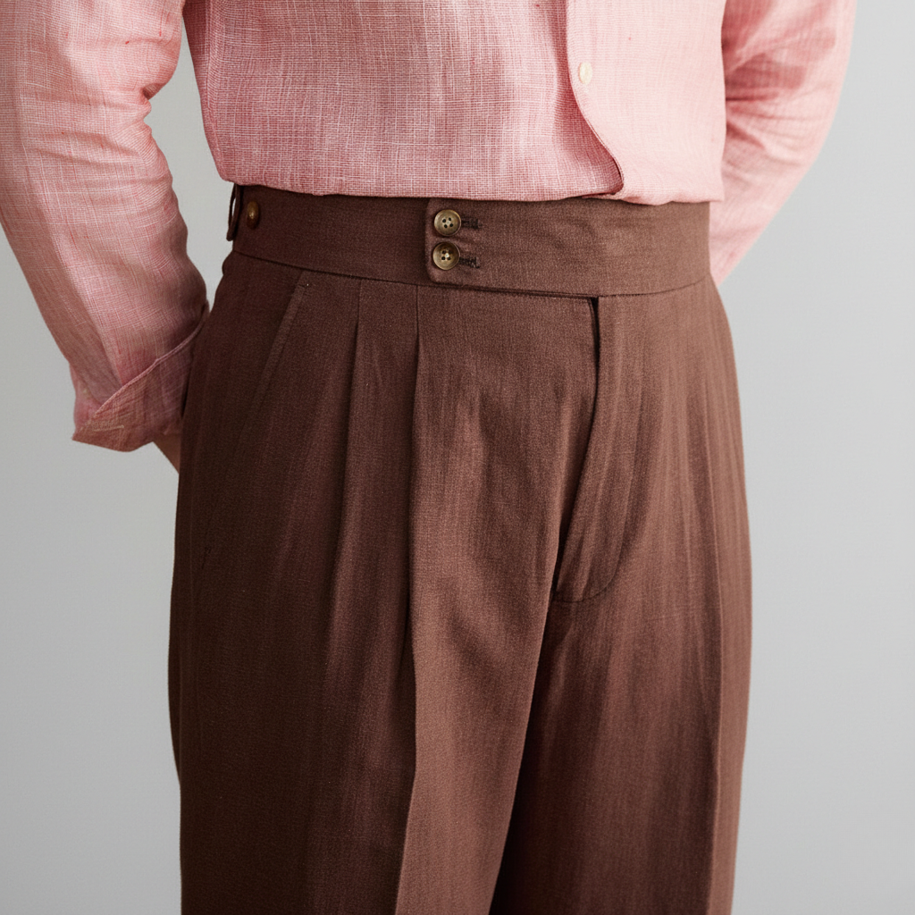 Jonathan | Men's Tailored Cropped Straight Leg Trousers