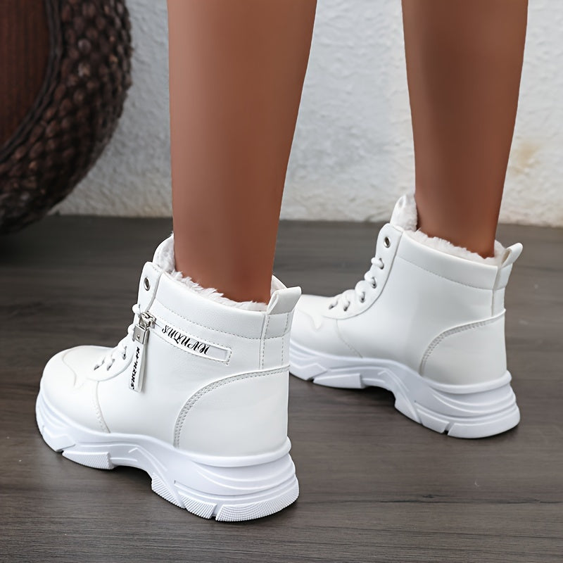 Women's Festive Casual Winter Sneakers - Perfect for Cold Weather-The Yellow Prime