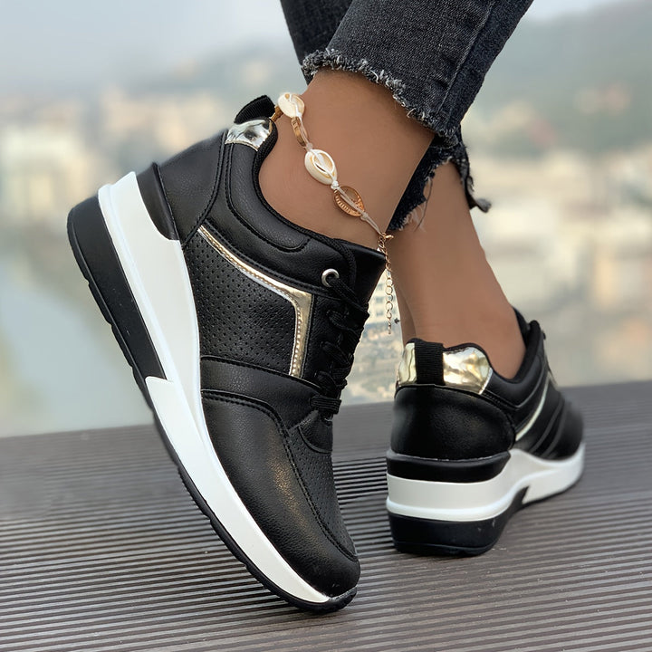 Women's Solid Color Sneakers for Everyday Wear-The Yellow Prime