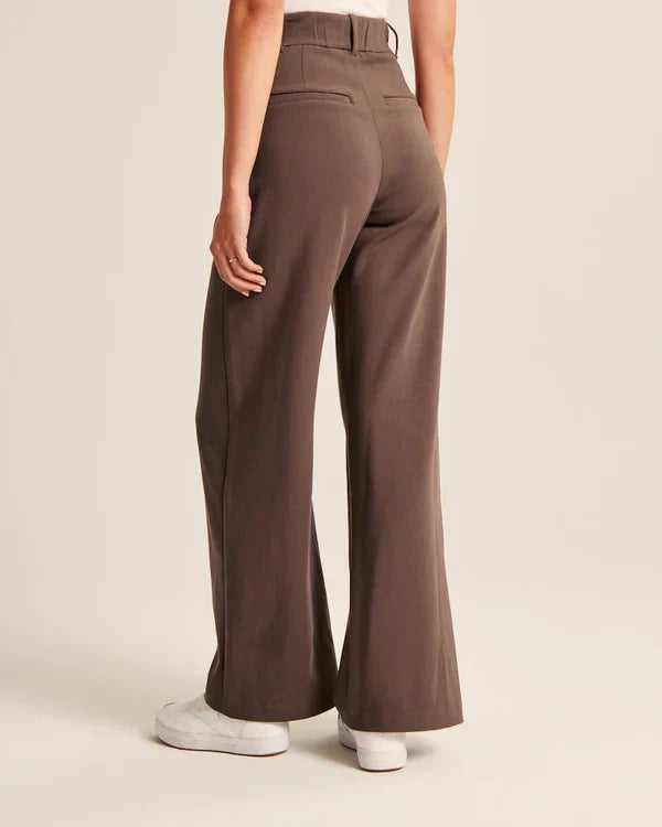 Verna | Women's Trendy Wide Leg Pants for Casual Style-The Yellow Prime