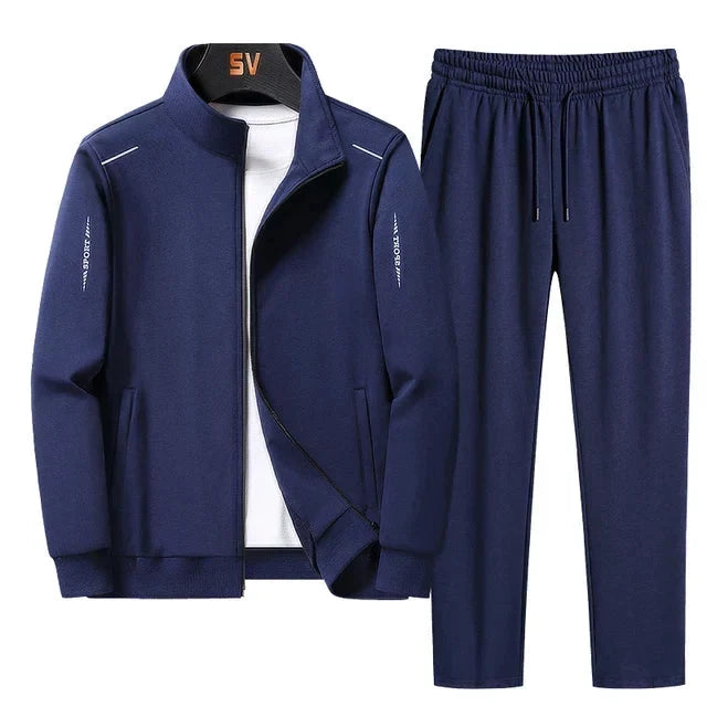 Men's Clean-Cut Two-Piece Tracksuit