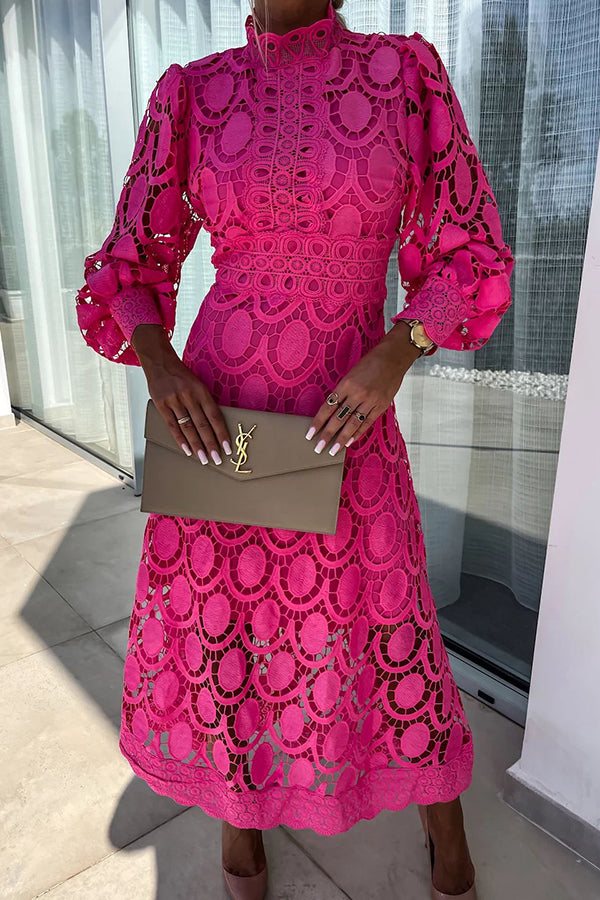 Lisa | Women's Romantic Lace Dress-The Yellow Prime