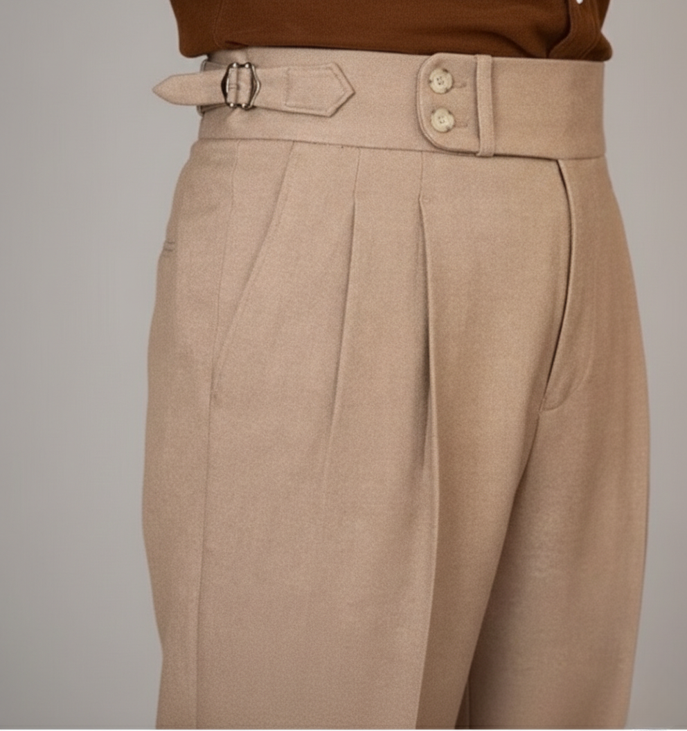 Jonathan | Men's Tailored Cropped Straight Leg Trousers