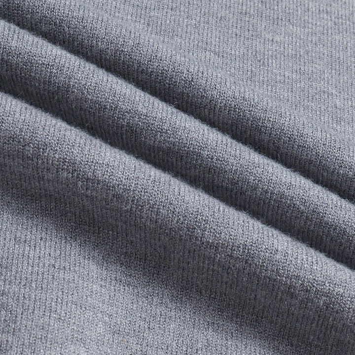 Men's Sophisticated Mock-Neck Sweater