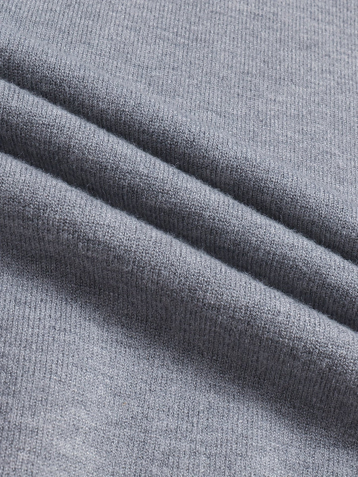 Men's Sophisticated Mock-Neck Sweater