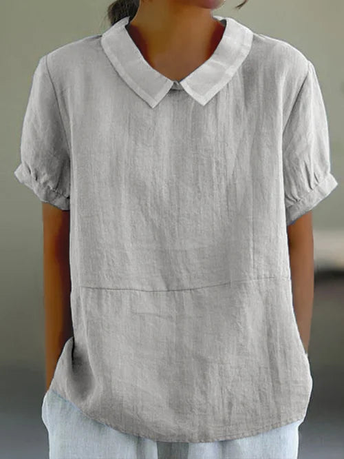 Women's Vintage Collar Blouse-The Yellow Prime